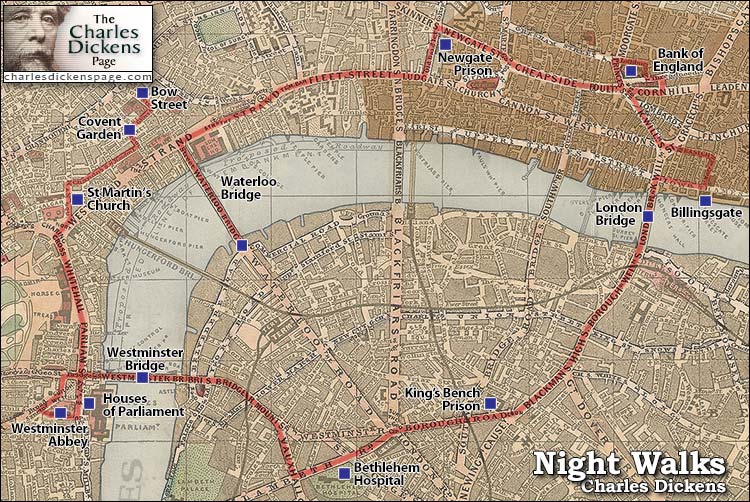 Night Walks Map