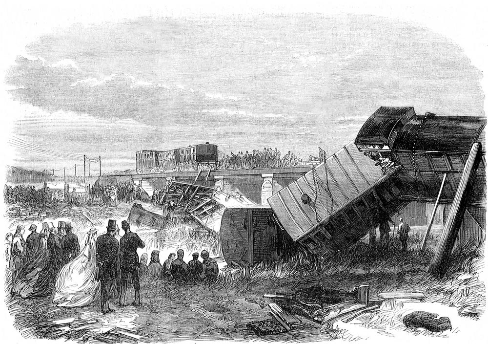 Staplehurst Railway Crash from the Illustrated London News