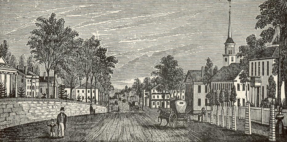 Main Street Worcester, MA 1839